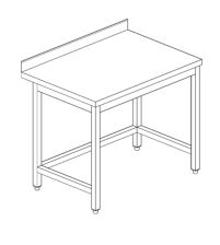 Стол c бортиком без полки